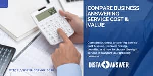 Compare Business Answering Service Cost Insta answer