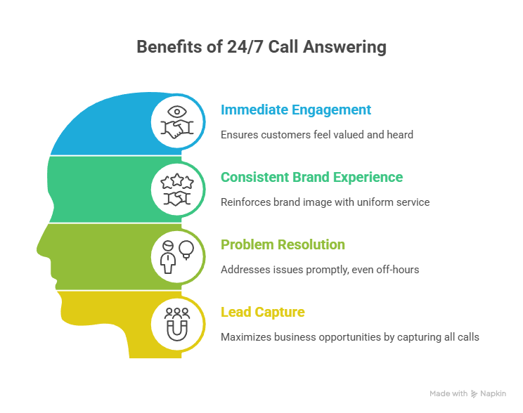 How 247 call handling delivers