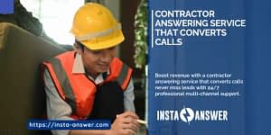 Contractor Answering Service That Converts Calls