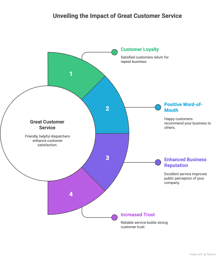 The Business Impact of Reliable Dispatcher Customer Service The Business Impact of Reliable Dispatcher Customer Service